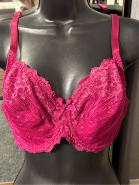 Chantelle Lace Underwire Bra - beautiful Fuchsia